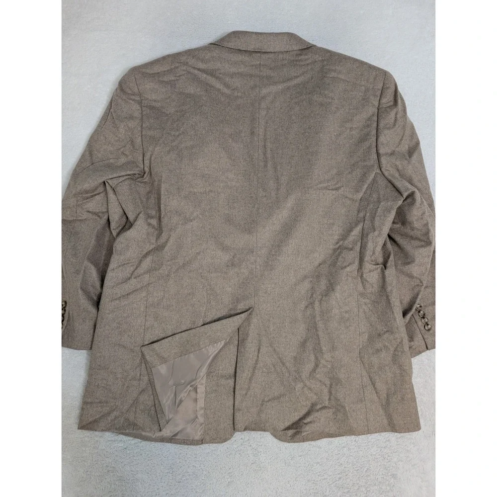 Joseph A Bank blazer 52L Taupe Tan Gray 100% Cashmere‎ Sport coat Single Vent